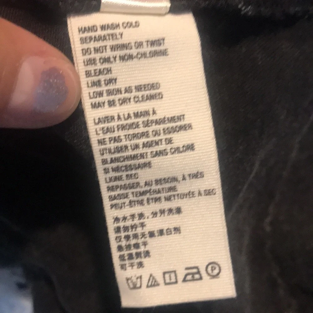 🛑 1 hour sale. Free People, M, pleated baby doll denim - Picture 7 of 11